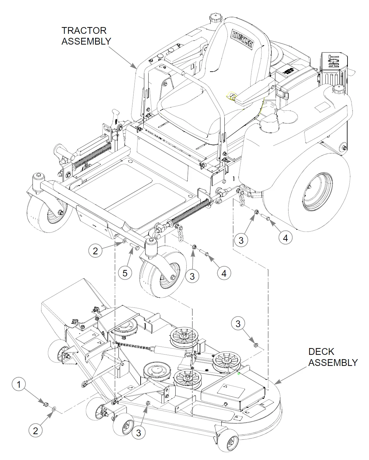 hustler fastrak parts diagram