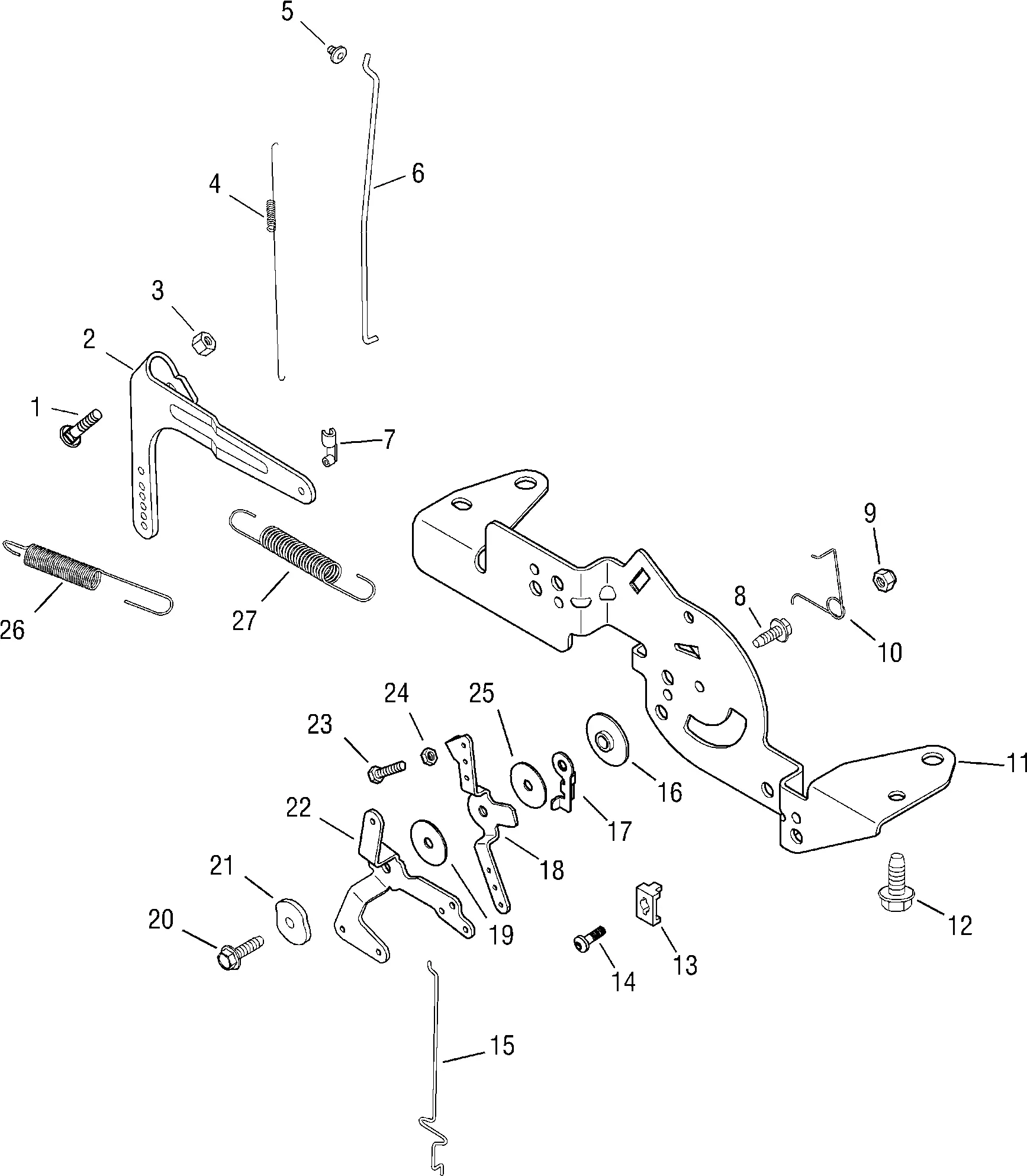 cub cadet 1554 parts diagram