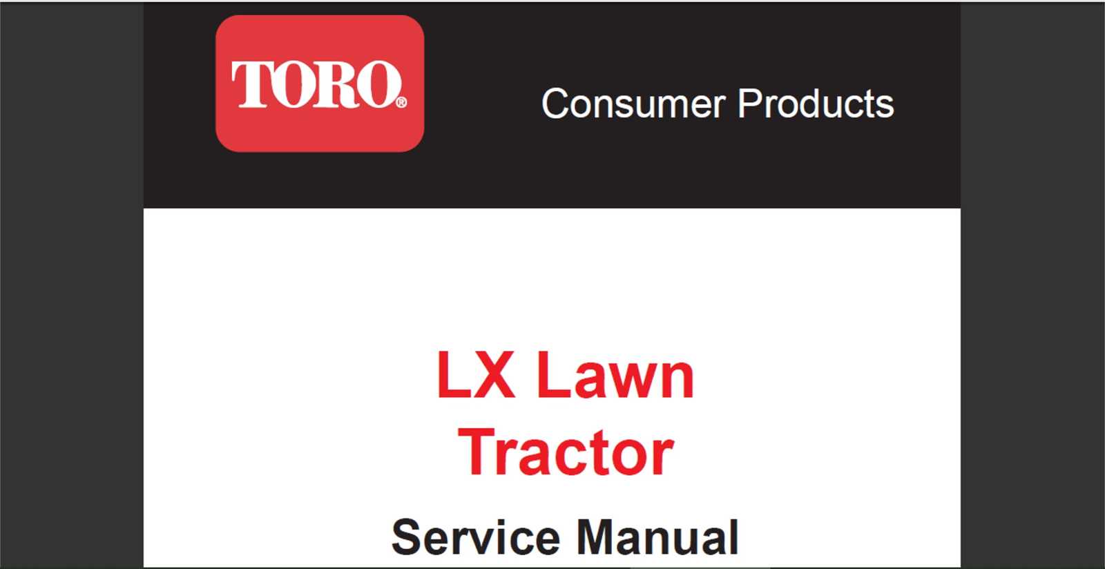 toro lx420 parts diagram