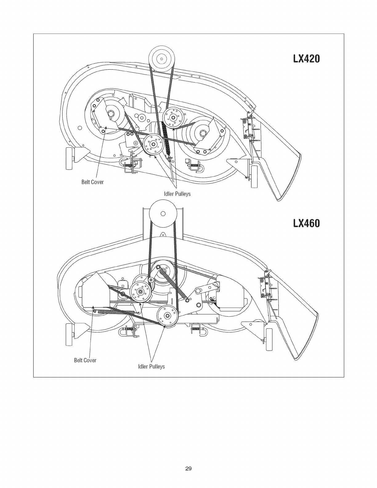 toro lx420 parts diagram