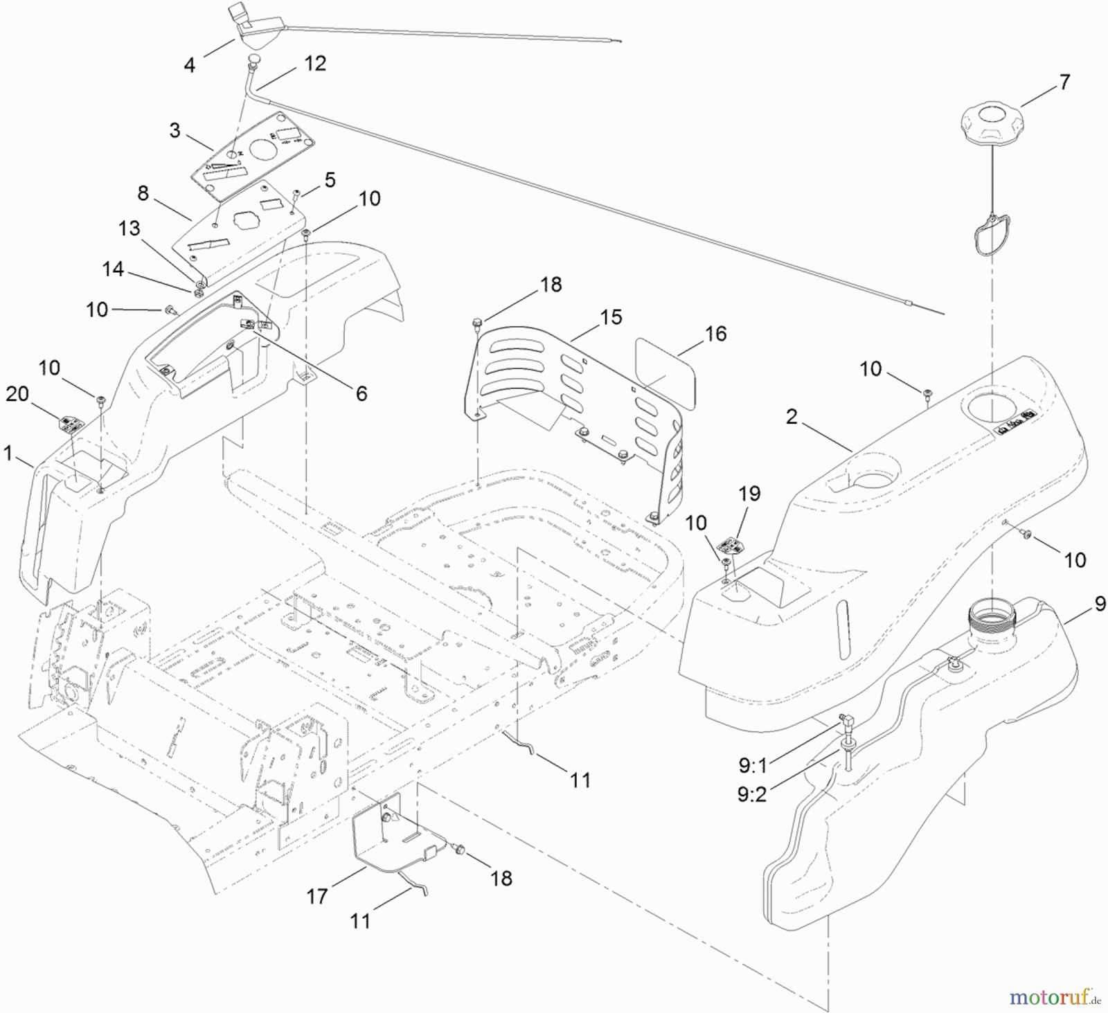 toro timecutter ss4200 parts diagram