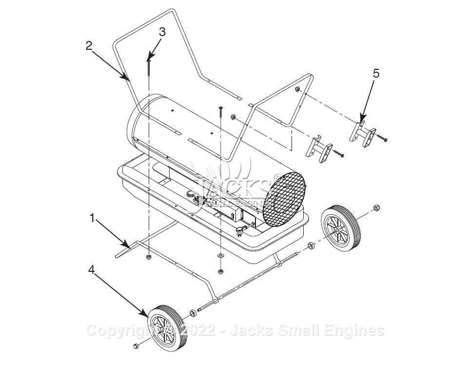 torpedo heater parts diagram