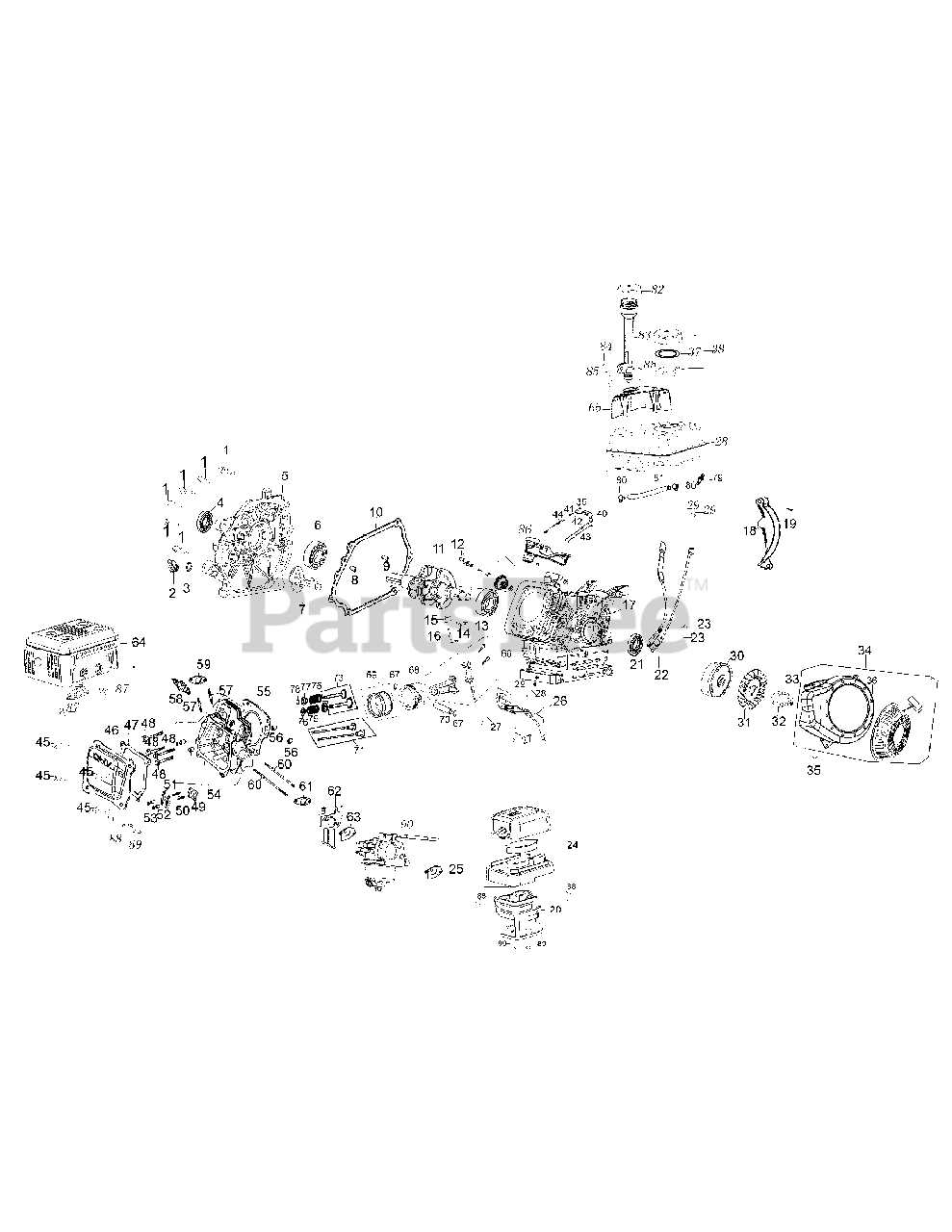 troy bilt super bronco tiller parts diagram