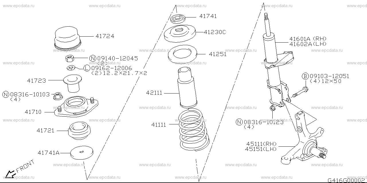 truck front end parts diagram