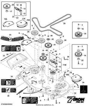 john deere 60 mower deck parts diagram