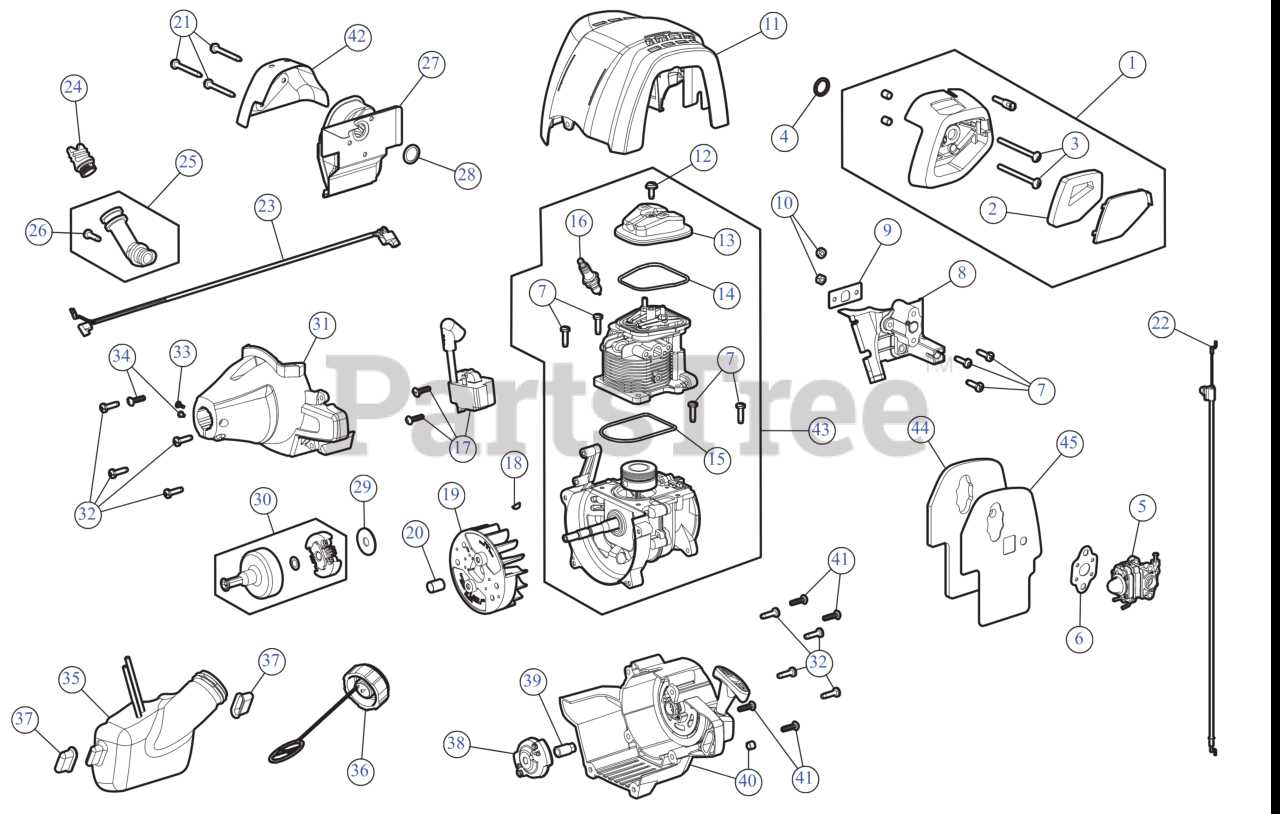 craftsman weed eater parts diagram