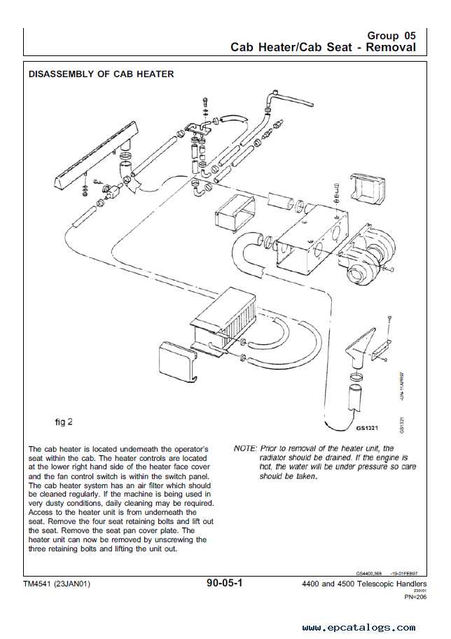 john deere 4500 parts diagram