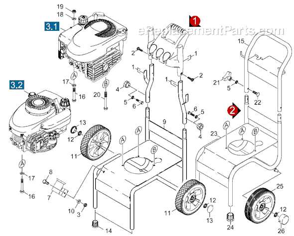 simpson 3400 pressure washer parts diagram