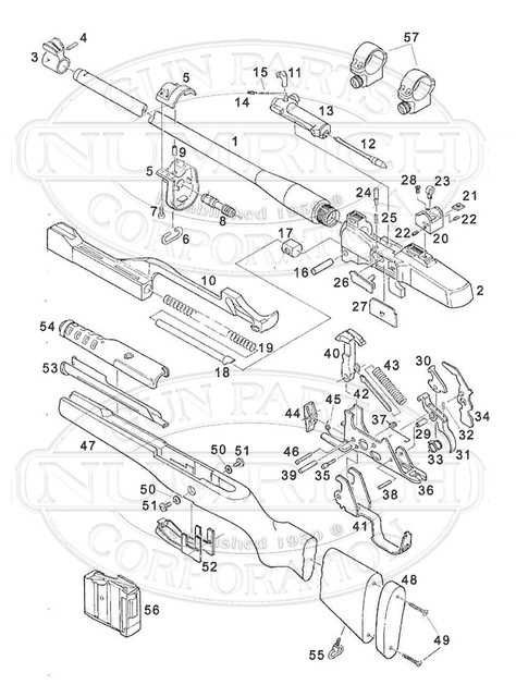 ruger mini 14 parts diagram