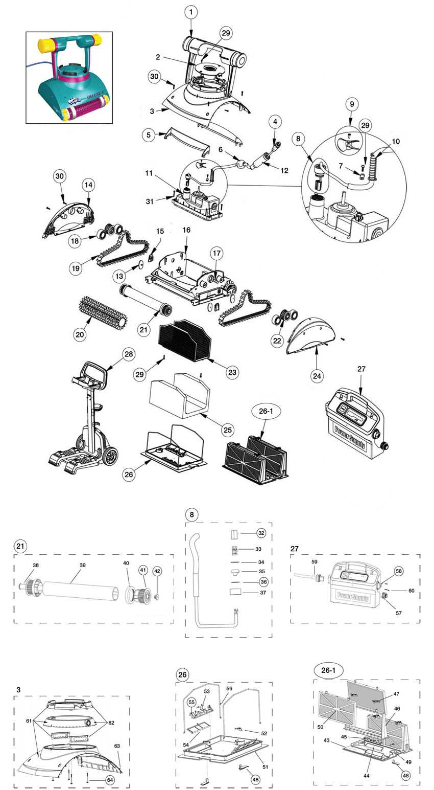 maytronics dolphin parts diagram