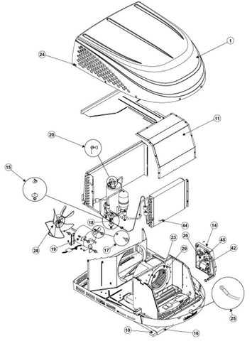 rv ac parts diagram