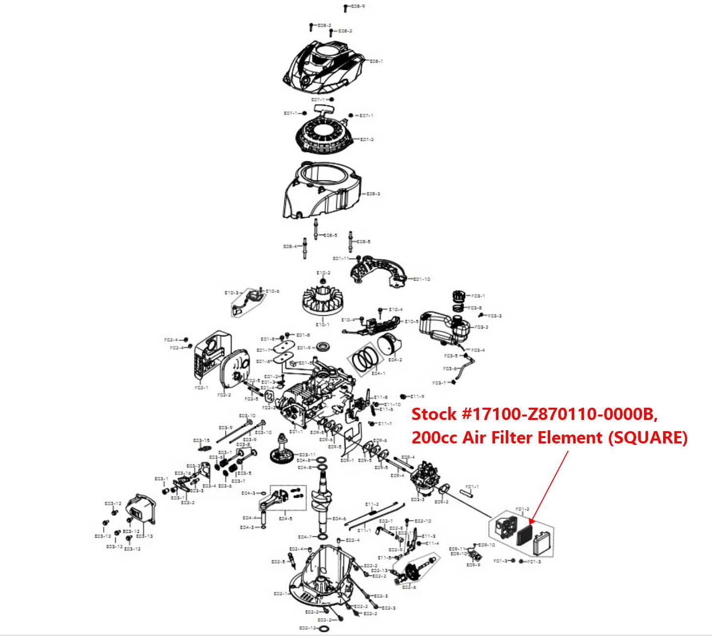 powersmart db7651 24 parts diagram