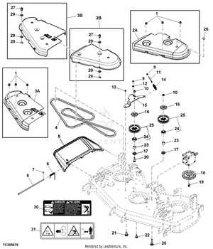 john deere 72 inch mower deck parts diagram