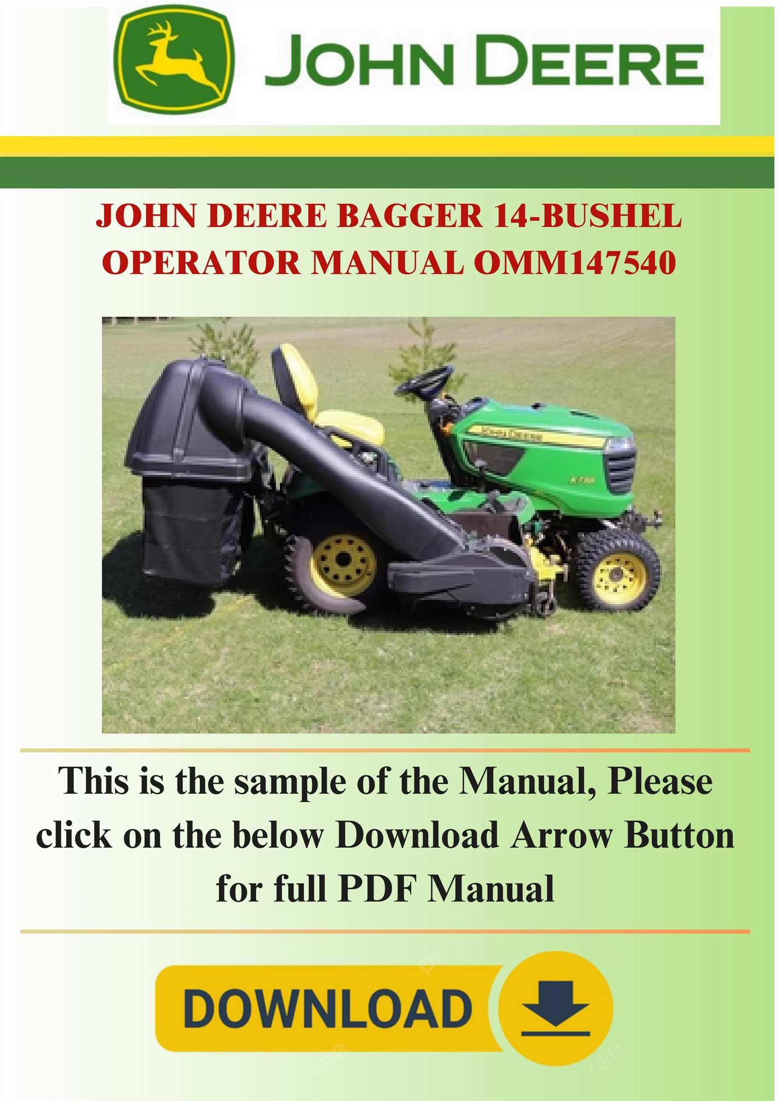 john deere bagger parts diagram