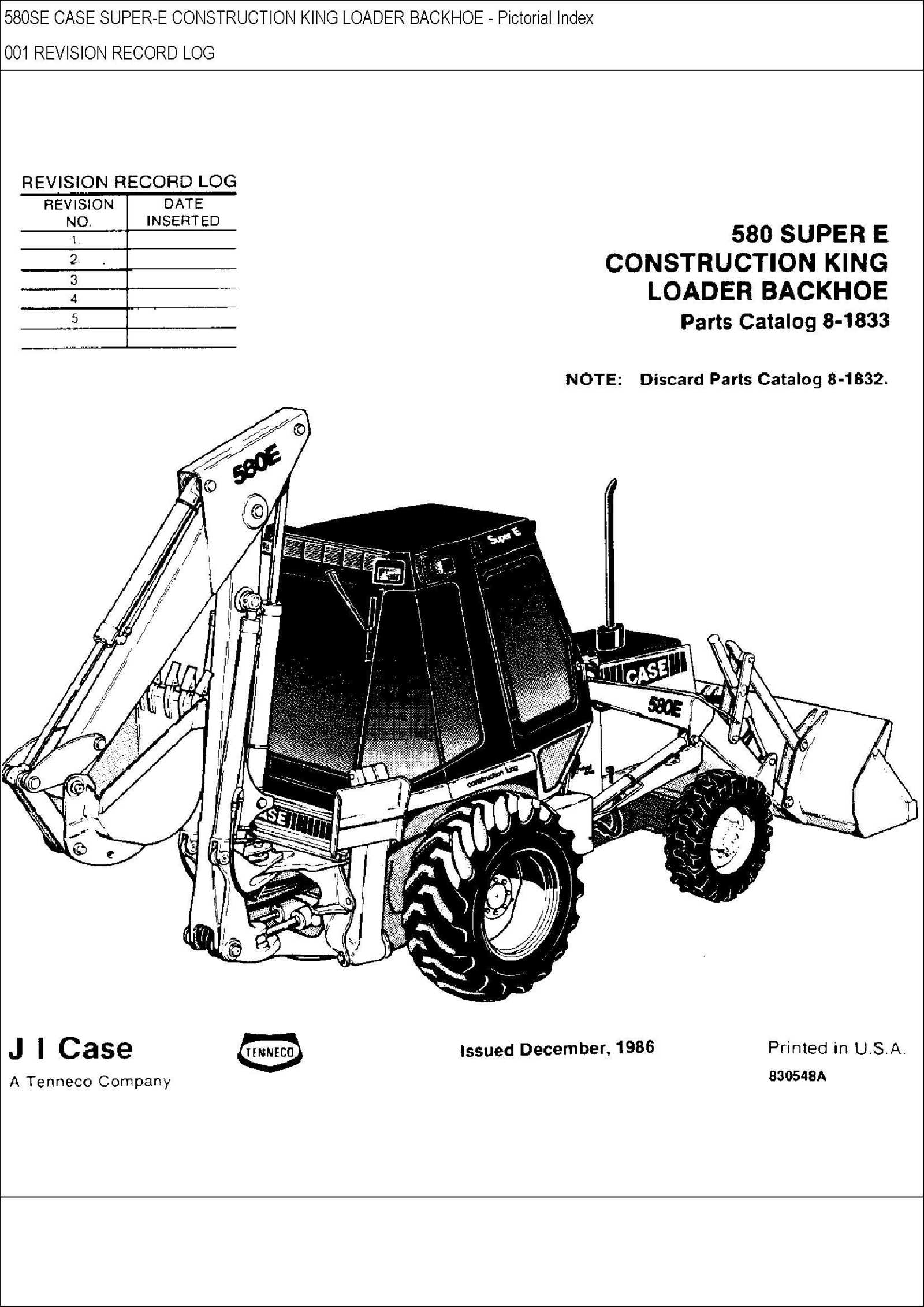 case 580 super e parts diagram