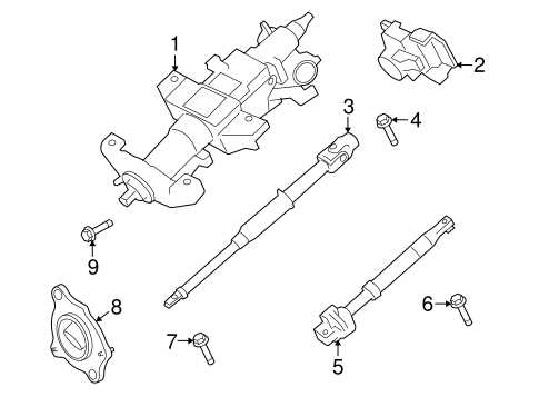 f250 steering parts diagram