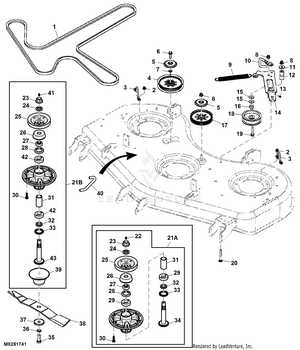 john deere z245 parts diagram