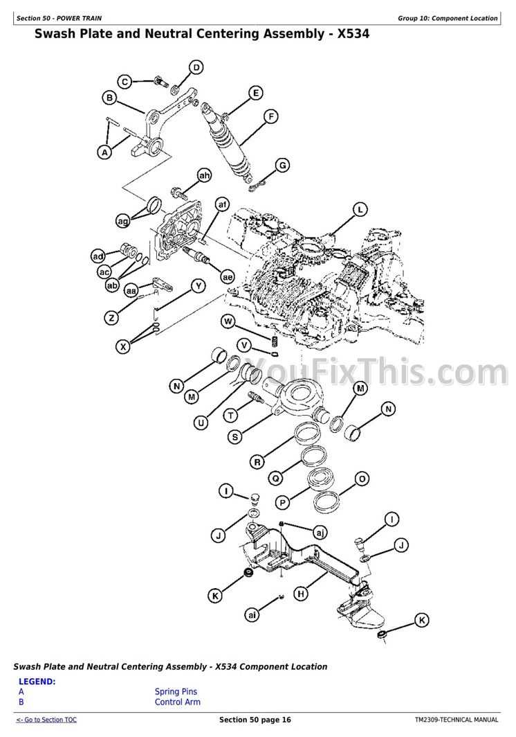 john deere x540 parts diagram