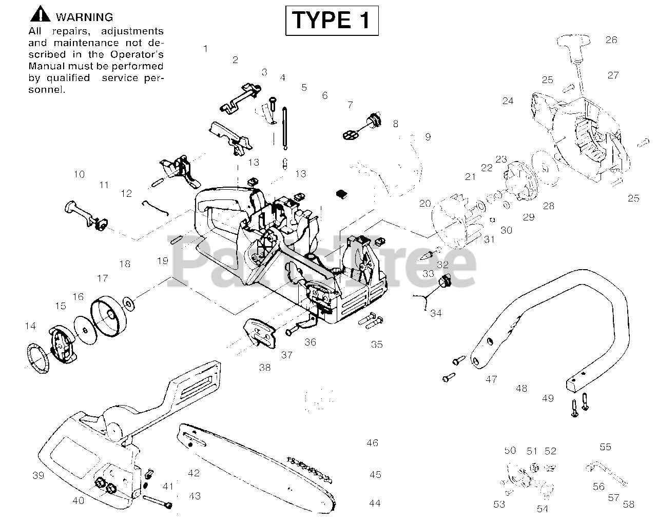 poulan wild thing parts diagram