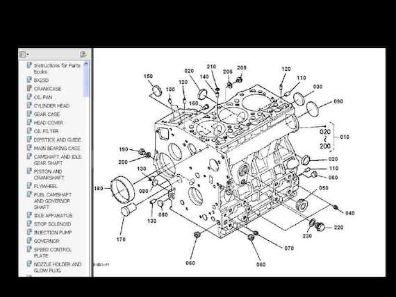 kubota bx23 parts diagram