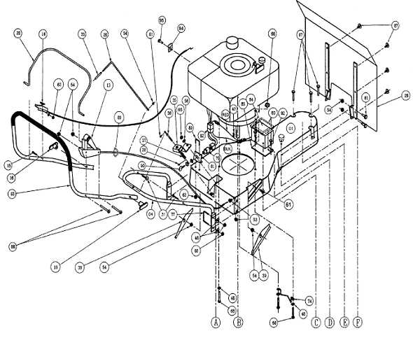 craftsman walk behind trimmer parts diagram