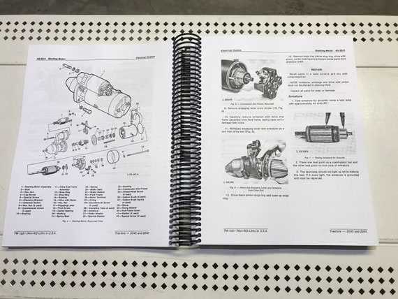 john deere 2040 parts diagram