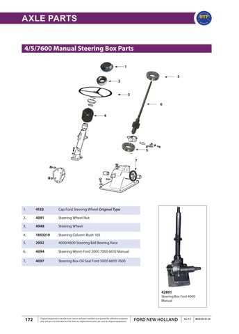 ford 4500 backhoe parts diagram