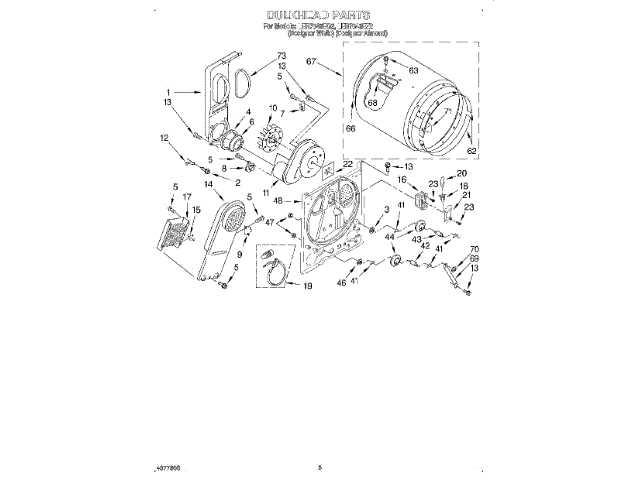 whirlpool wed4815ew1 parts diagram