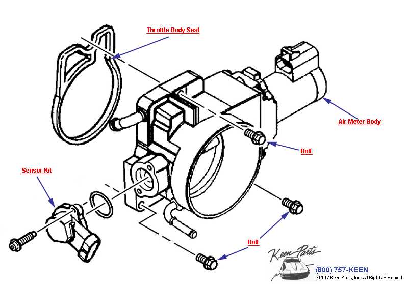 throttle body parts diagram