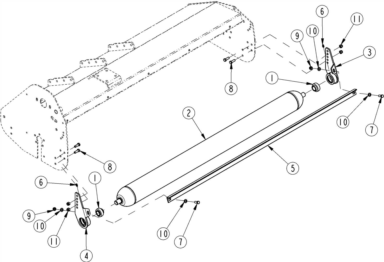 mott flail mower parts diagram