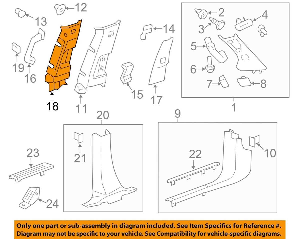 2011 chevy traverse parts diagram
