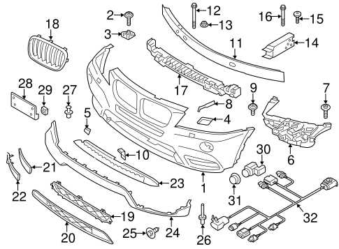 bmw x3 parts diagram