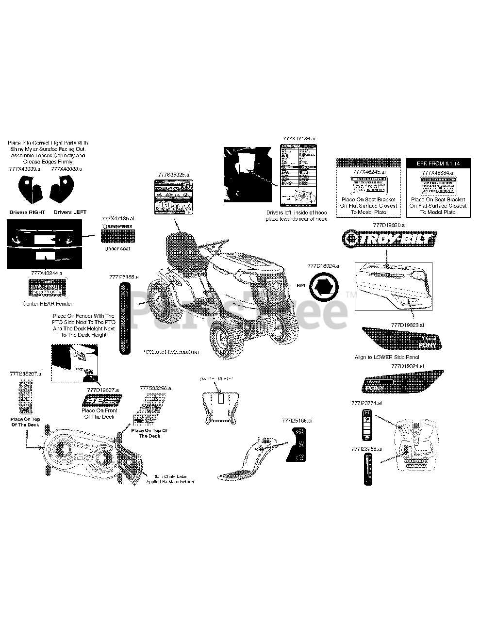 troy bilt 13wm77ks011 parts diagram