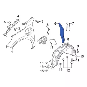 ford escape parts diagram