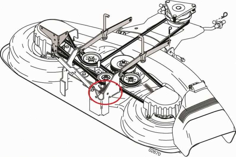 craftsman lt1000 mower deck parts diagram