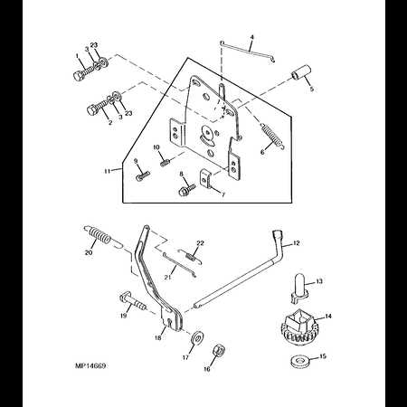 john deere lx279 48c mower deck parts diagram