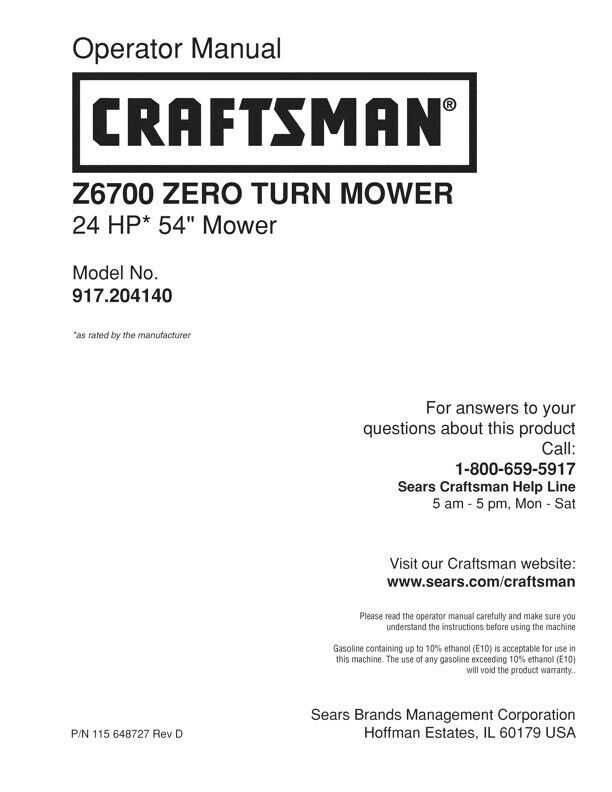 craftsman zero turn parts diagram