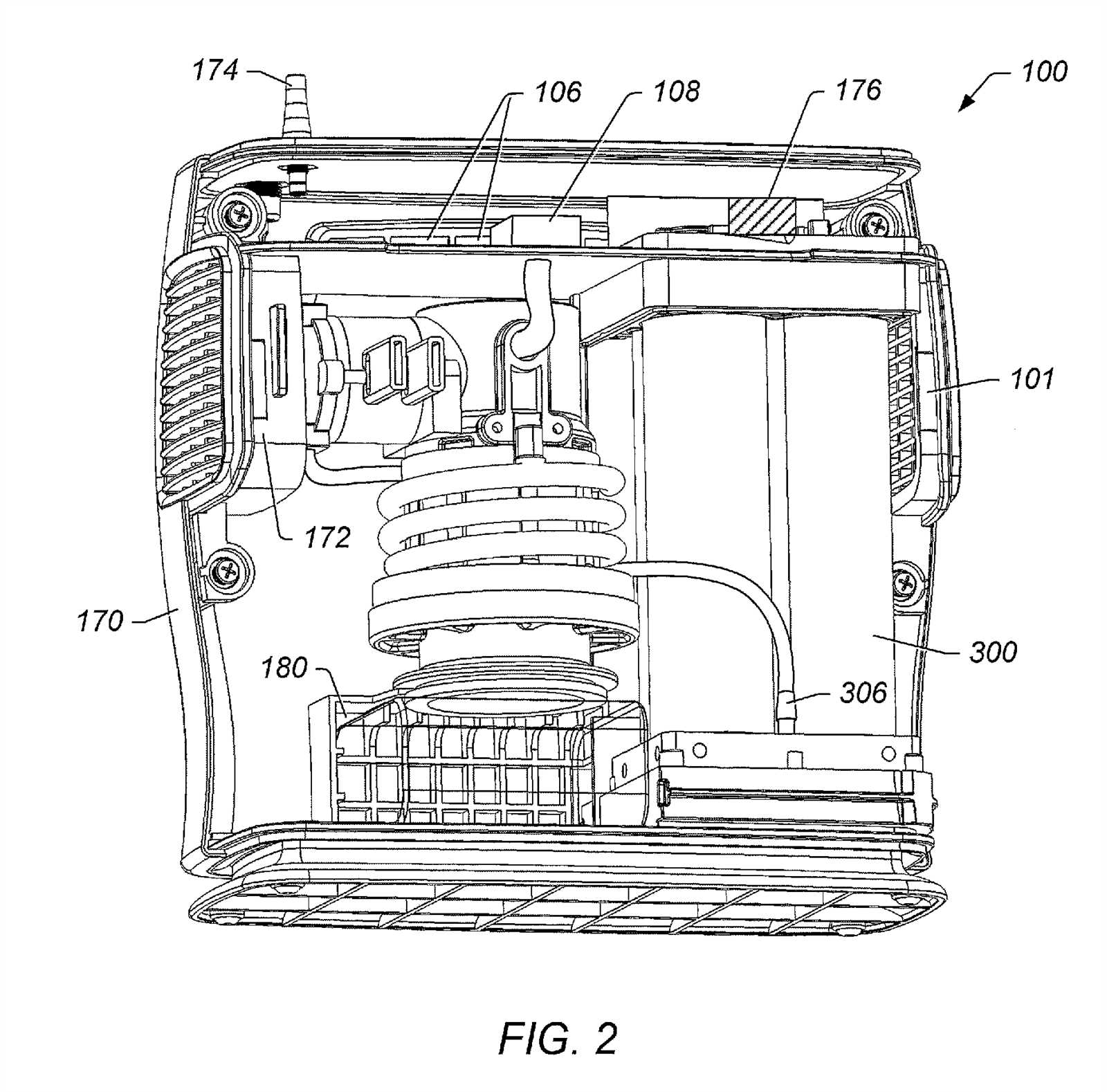 oxygen concentrator parts diagram