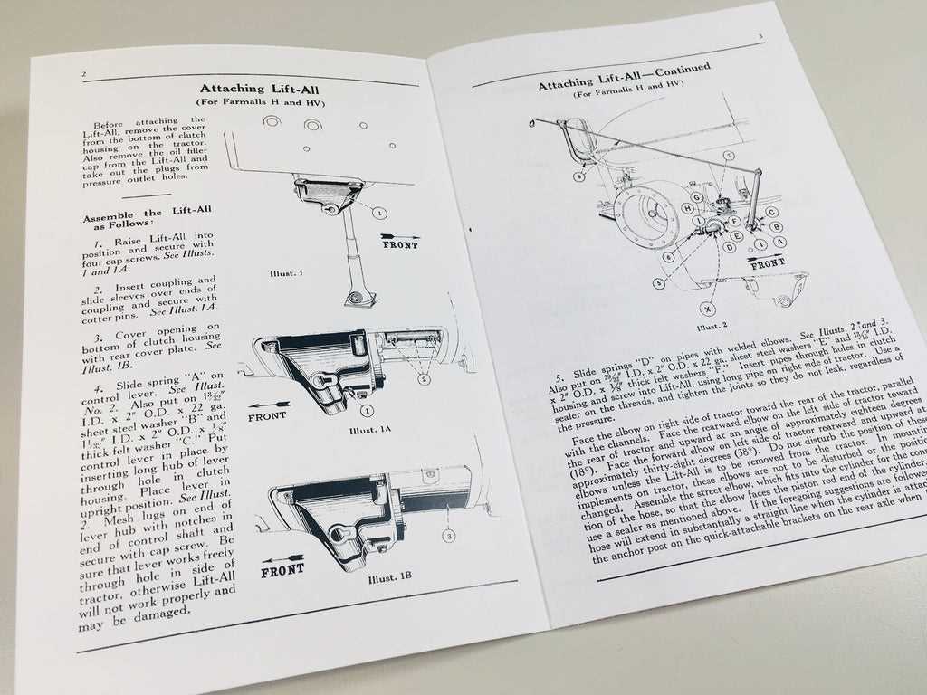 Comprehensive Farmall H Parts Diagram for Easy Reference