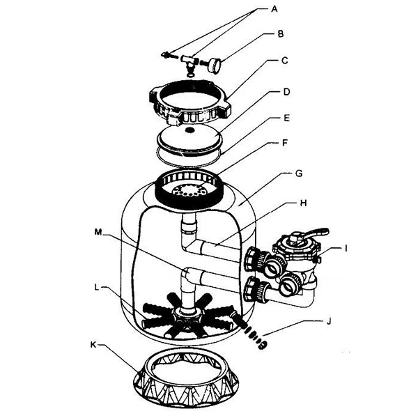 hayward sand filter parts diagram