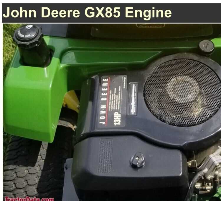 john deere gx85 parts diagram