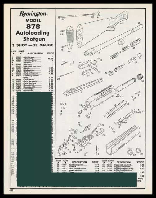 remington model 1100 parts diagram