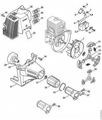 stihl fs 90 parts diagram