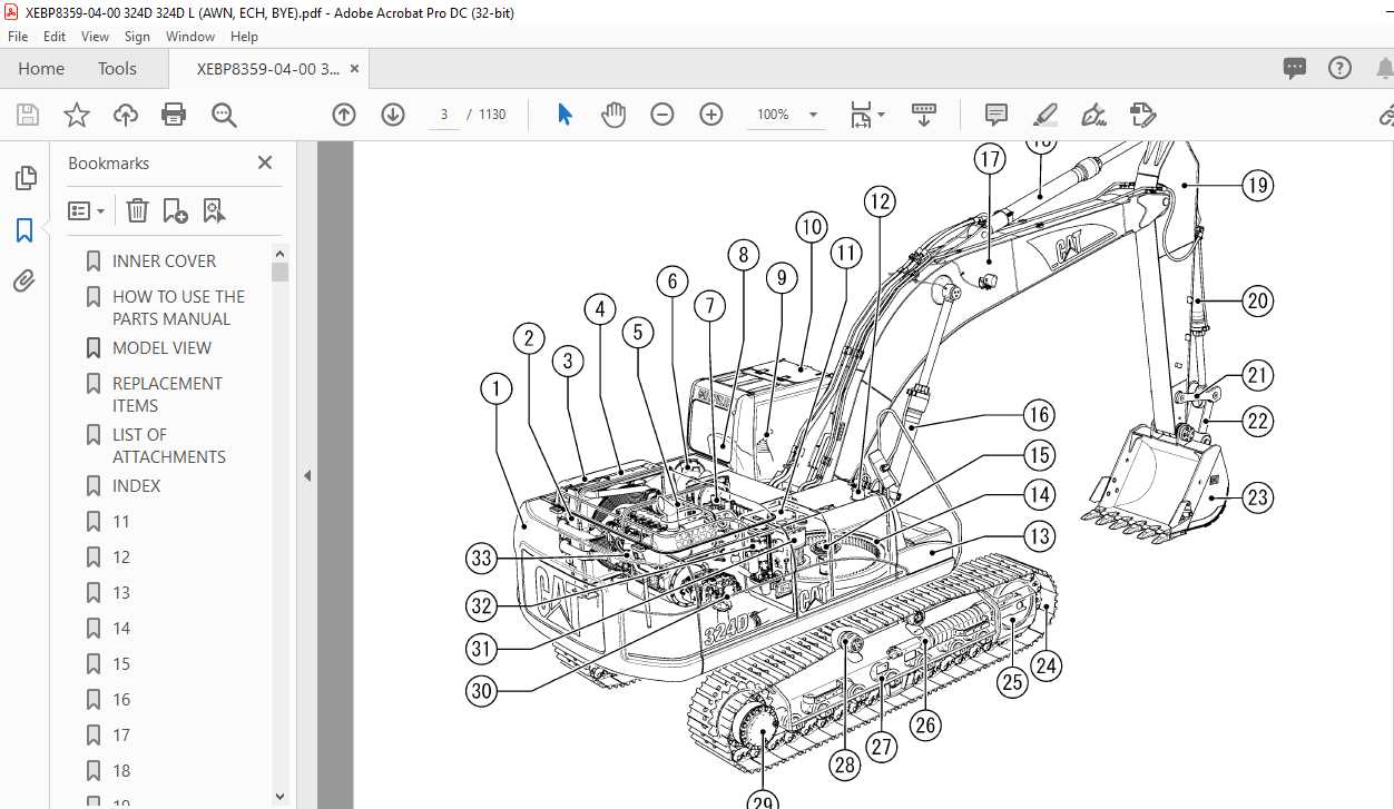 caterpillar c7 engine parts diagram