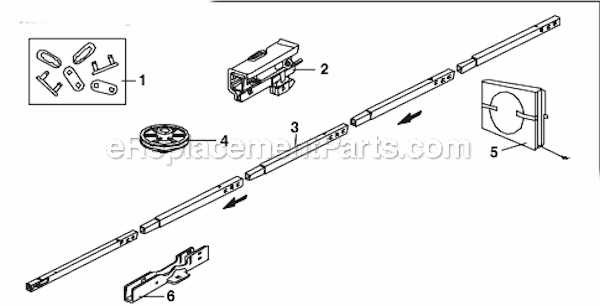 craftsman garage door opener parts diagram