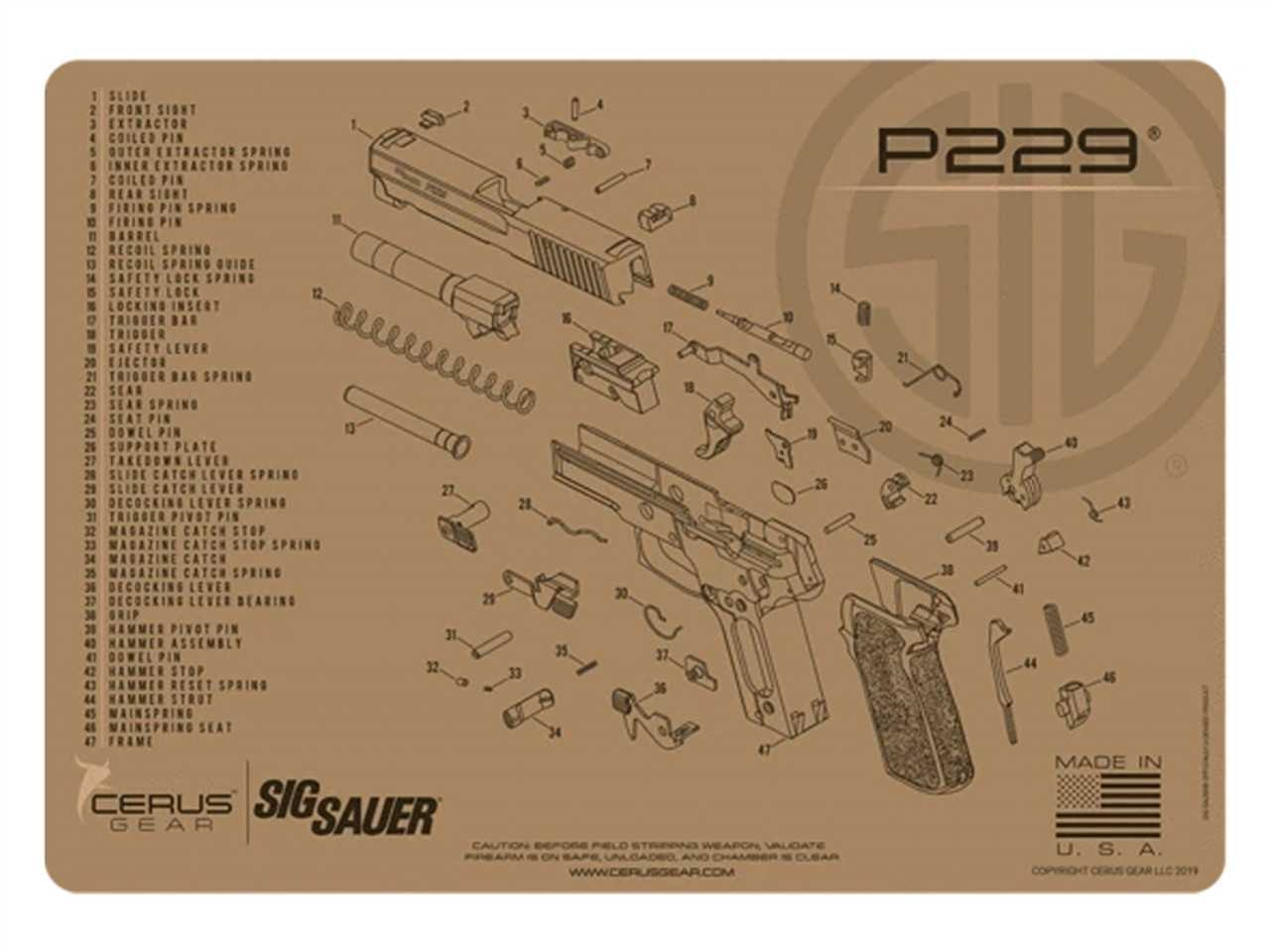 sig p320 parts diagram