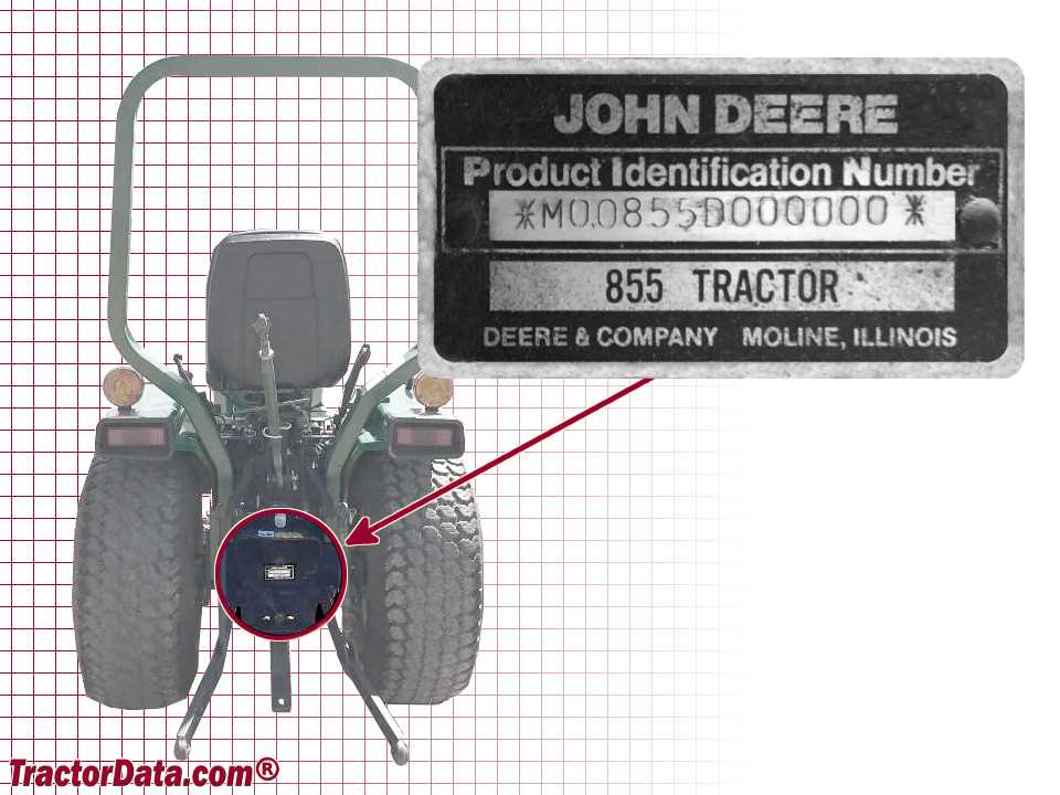 john deere 855 parts diagram