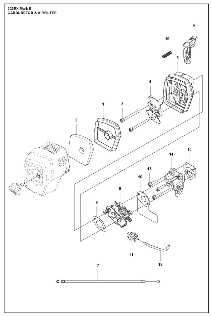 craftsman weed wacker parts diagram