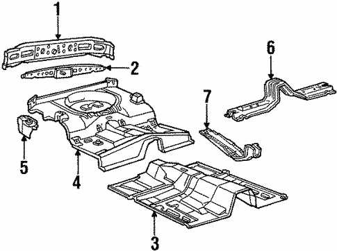 mustang body parts diagram