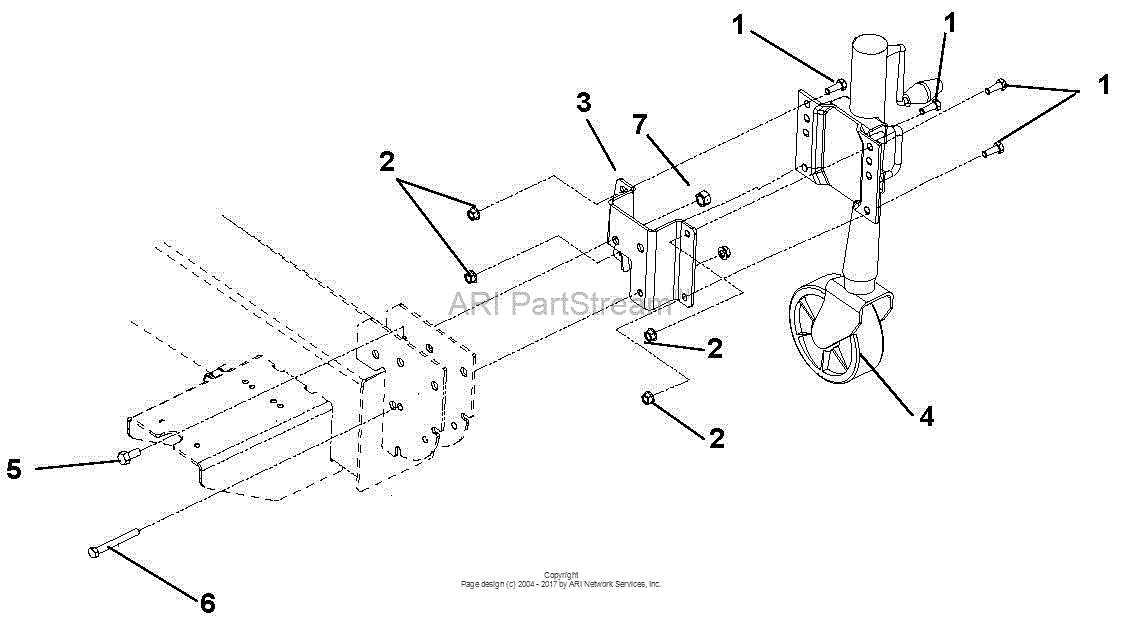 huskee log splitter parts diagram